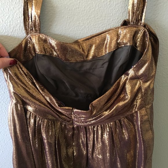 vera wang lavender label silk halter dress - Picture 5 of 6